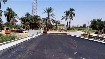 استمرار أعمال رصف كوبري عرب الصبحة بدار السلام ضمن الأعمال النهائية لإنشاء الكوبري