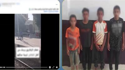 ضبط 4 طلاب بعد تلويحهم بإشارات خادشة للحياء تجاه ركاب قطار بالشرقية
