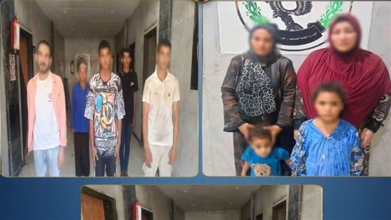 المتهمين والأطفال