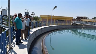 رئيس مياه القناة يتفقد محطة أبو صوير الكبرى لمتابعة كفاءة التشغيل.. صور 