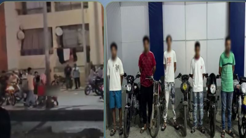 المتهمين والمضبوطات