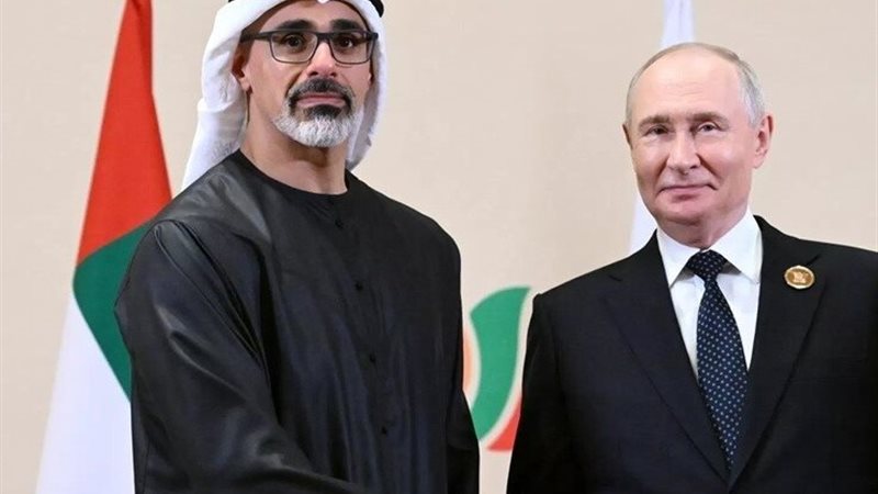 بوتين وولي عهد أبو ظبي