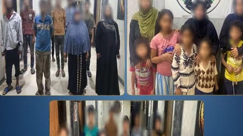 المتهمين والأطفال